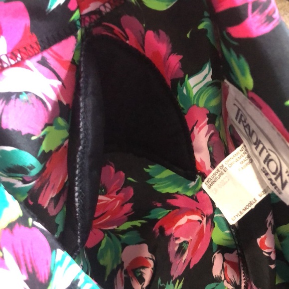 Vintage Sears Floral Long Sleeved Blouse With Buttons - Picture 8 of 10